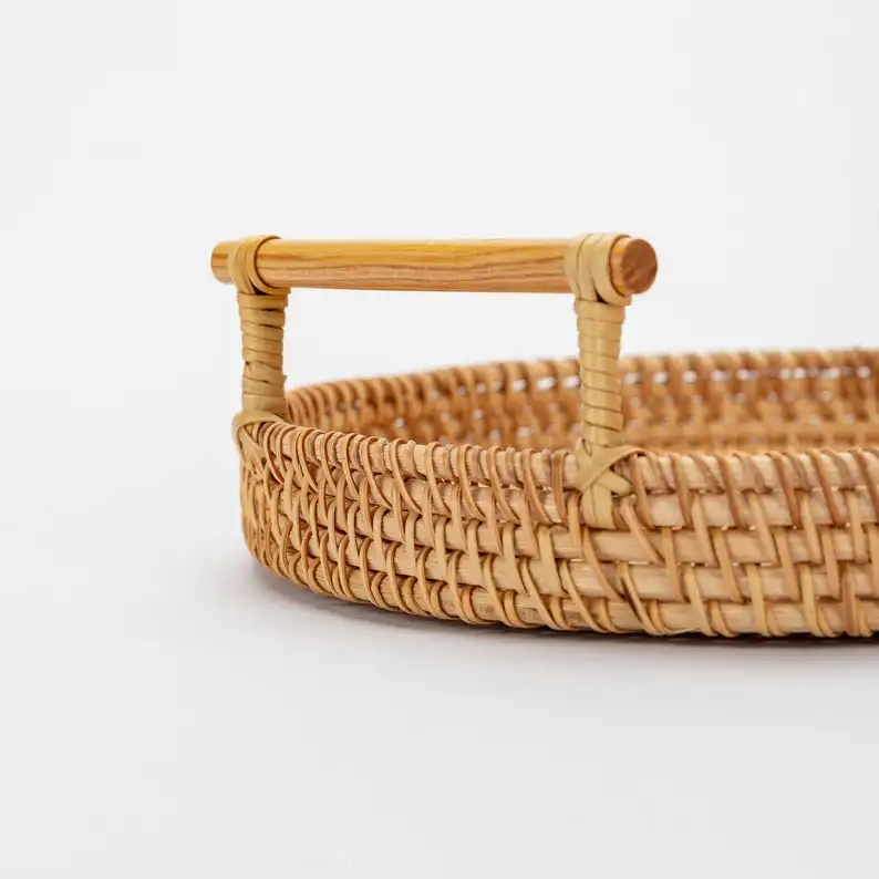  Роскошные ротанга плавающий поднос для завтрака сервировочный 5 звездочный отель курорт партии