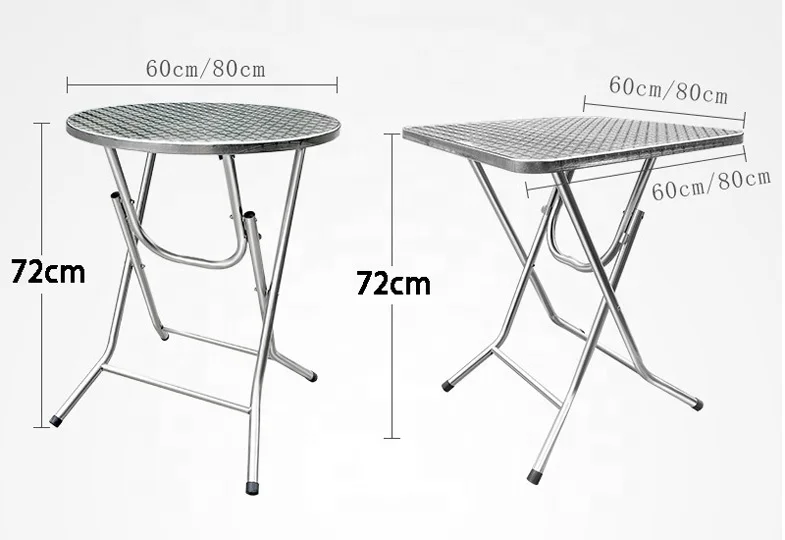 outdoor folded table, Garden coffer  and tea little table , adjusted stainless steel table