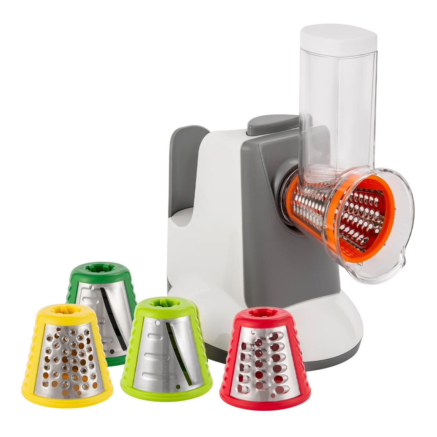 Electric Vegetable Cutter Slicer Shredder Salad Maker Machine for Fruits Vegetables Cheese Grater With 5 different Blade