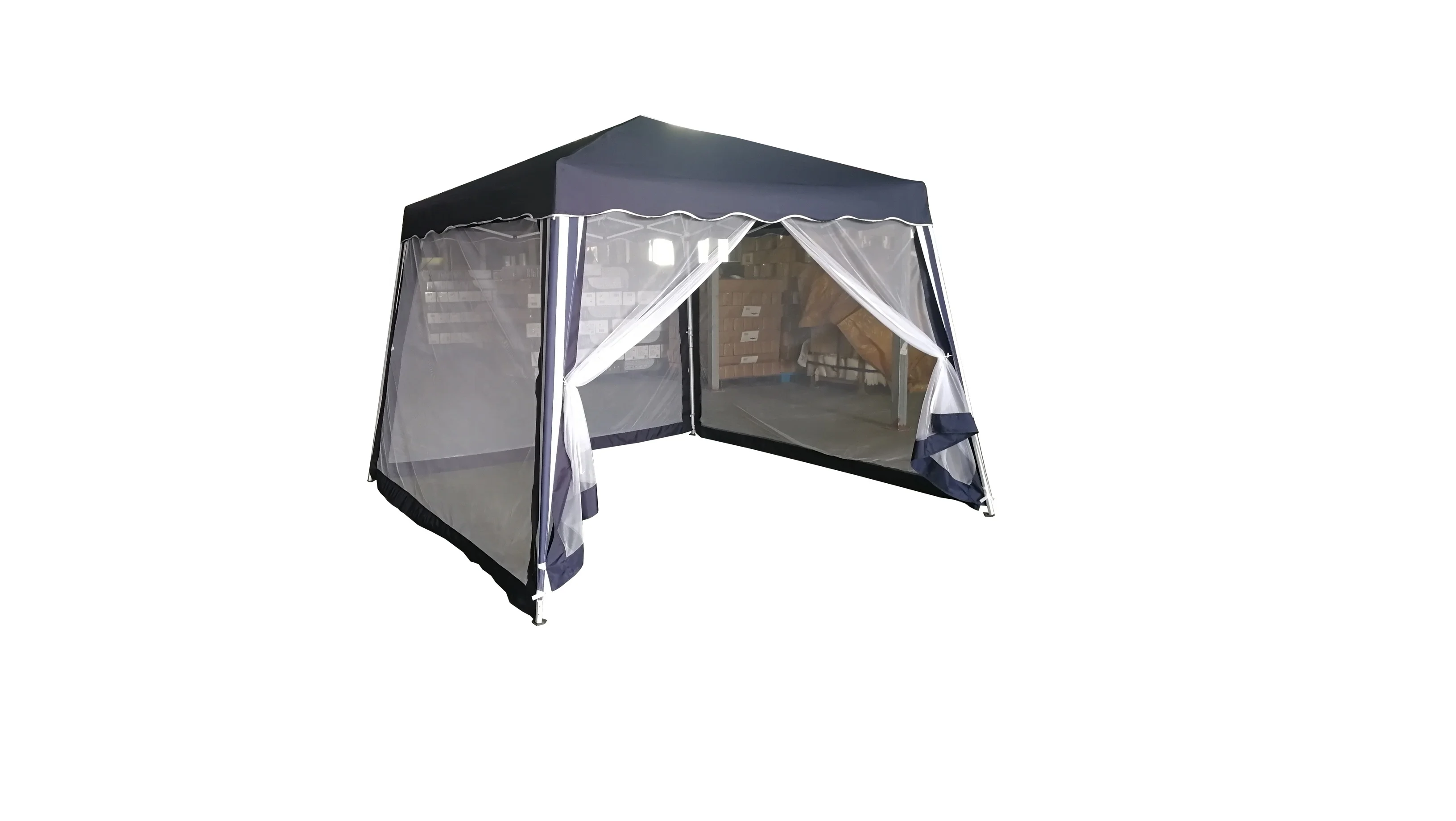 3x3M  Gazebo with 4-Side Mesh Panels Mosquito Netting Pop Up Gazebo