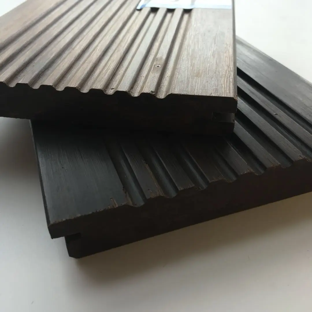 New Technology strand woven bamboo Composite Decking Project bamboo Terrace Decking (1600691187032)