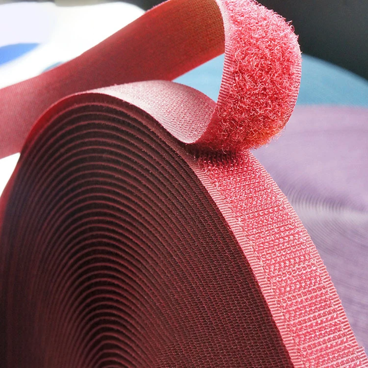 SEE Custom wholesale color flexible Velcroes automatic hand-held strap self-gripping hook and loop cable tie strap Velcroes