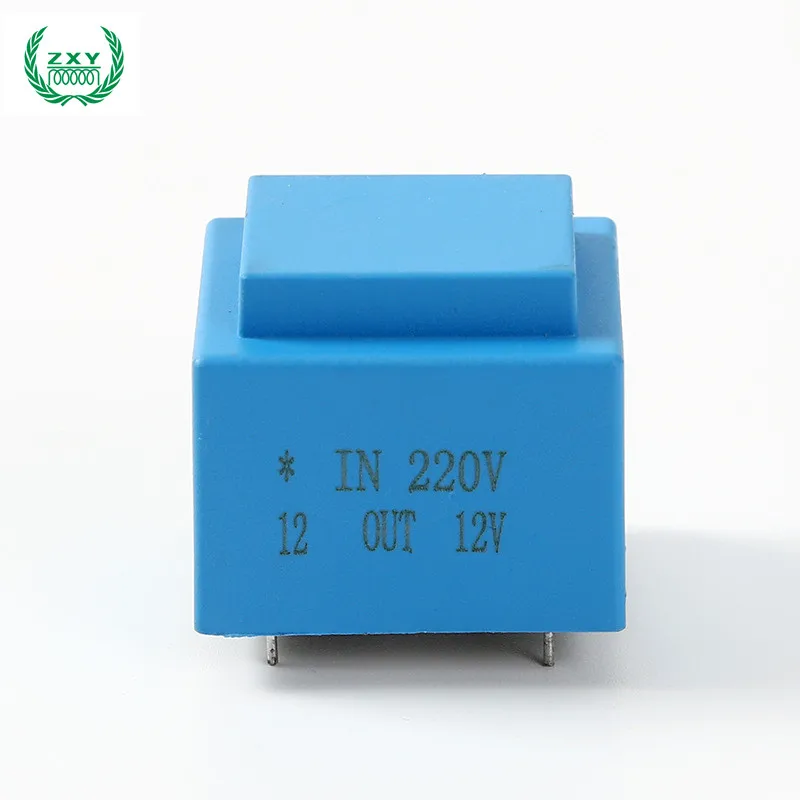 Sealed  transformer 0.5W 1W 1.5W 2W 3W 5W 10W small pin type potting transformer 220V to 12
