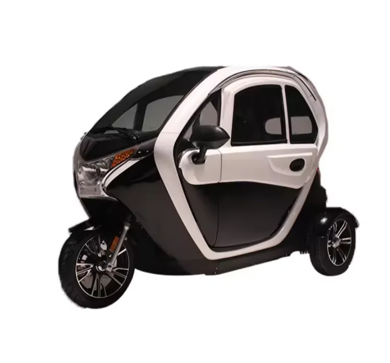 top quality Enclosed 3 Wheel Passenger electric Cabin scooter Electric Tricycle