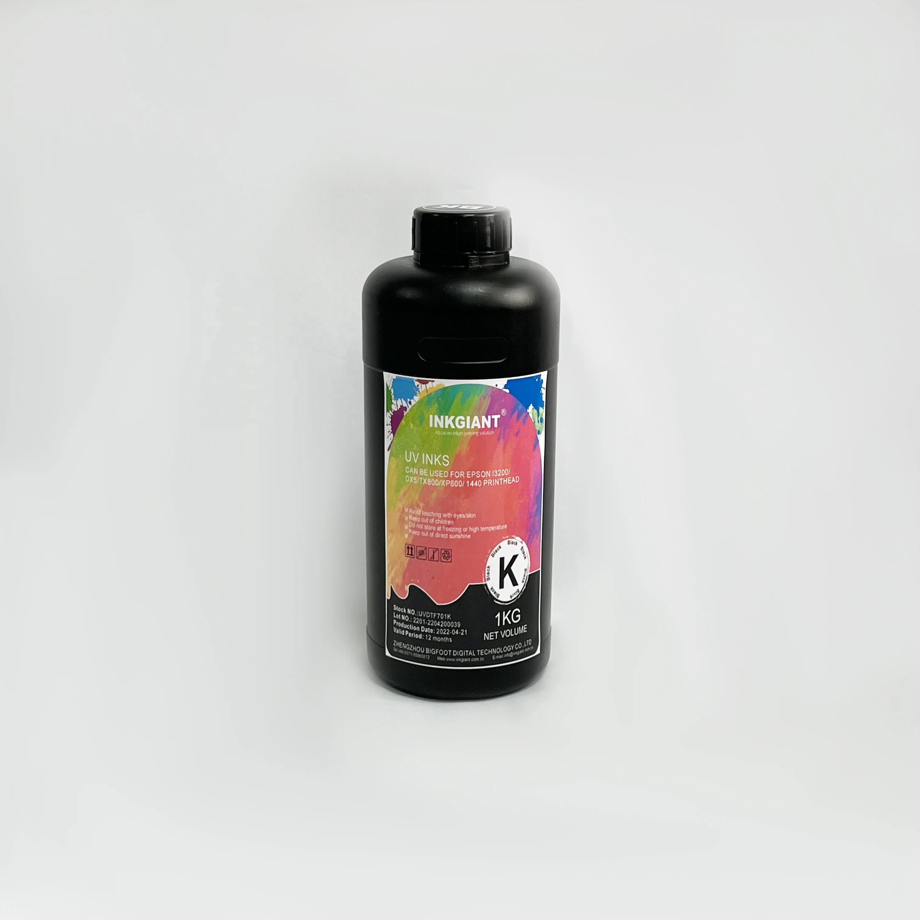 INKGIANT UV DTF ink suitable for I3200/I1600 heads bright color UV ink for Digital printer