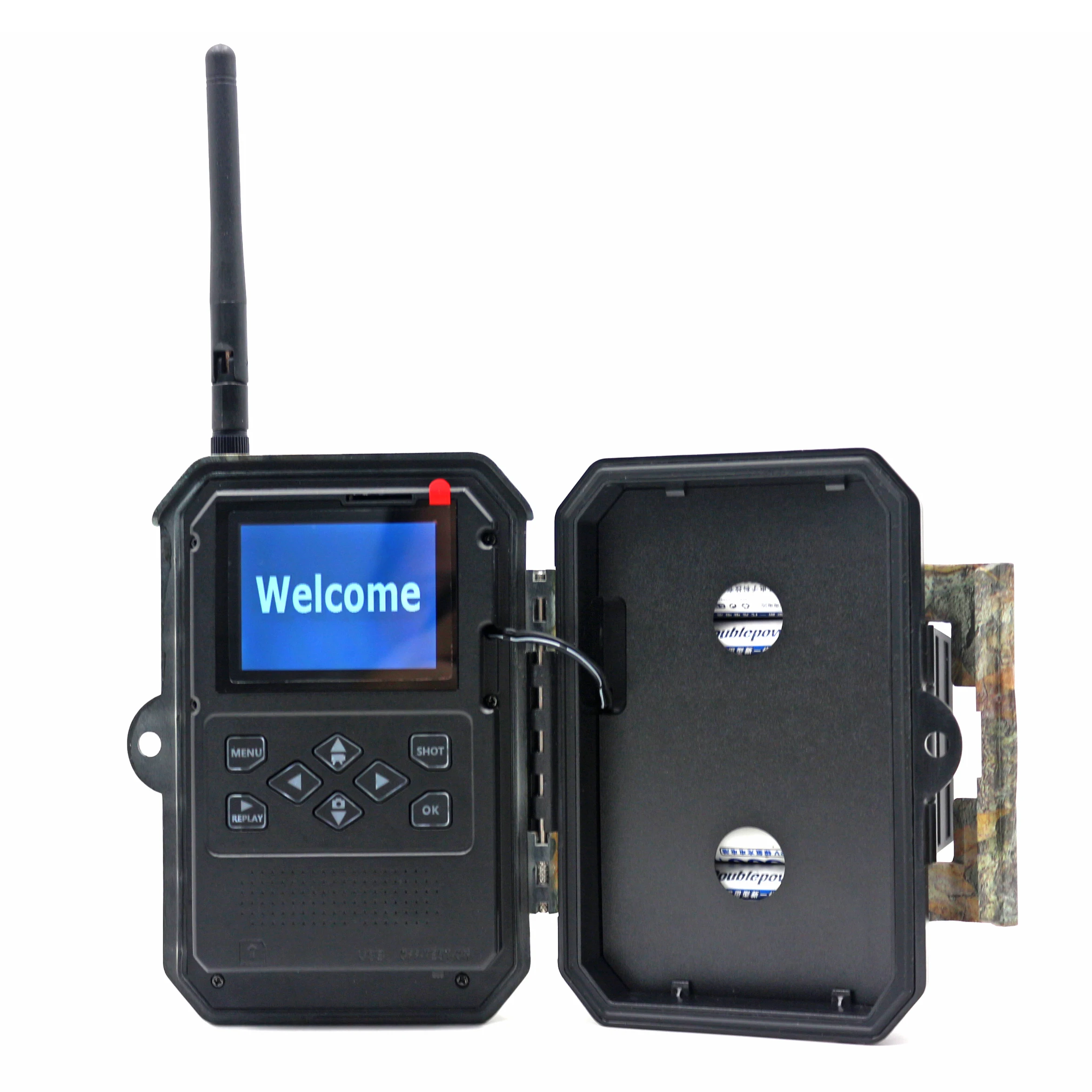 Custom Logo 20MP 1080P Resolution Solar Powered MMS GPRS and Sim Card Hunting Trail Scouting Camera