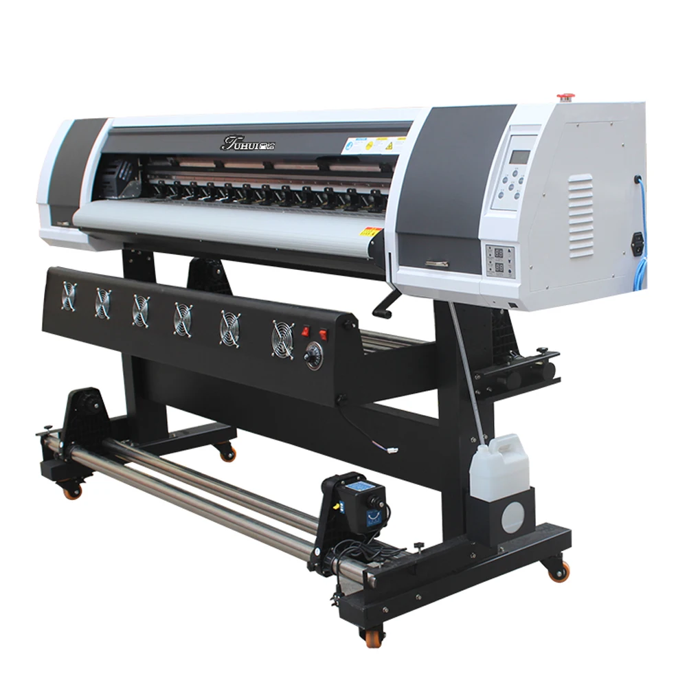 best Factory price mini wit 6 color eco solvent printer 1.6m