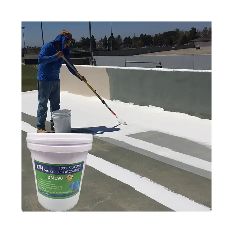 Spray paint liquid silicone rubber waterproofing paint for metal