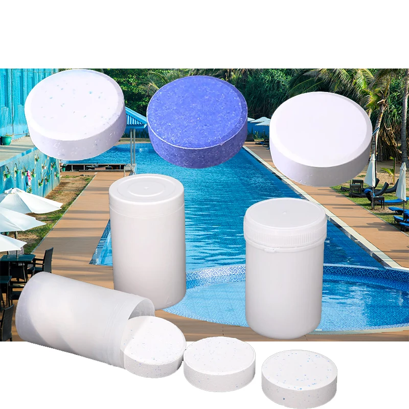 Swimming pool cleaning disinfectant stabilized chlorine 90 tablet 3 inch 50 lb