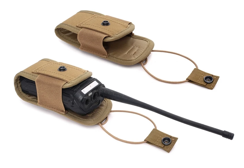 Universal cordura nylon heavy duty rugged two way radio walkie talkie carrying case belt pouch with belt loop