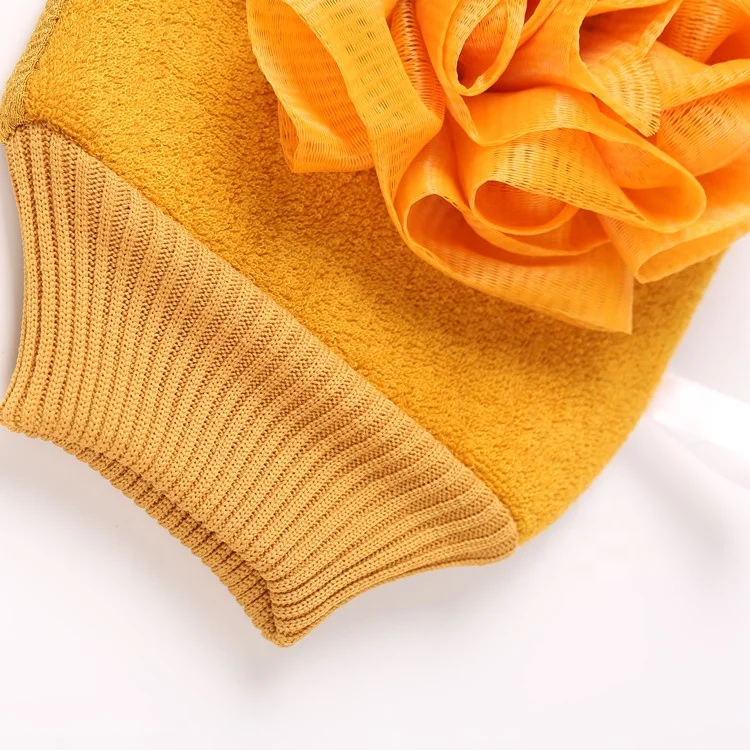 2024 Bathing Body Soft Foam Ball Whole Body Scrub Exfoliating Gloves Cleaning Body Viscose Fiber Exfoliating Gloves