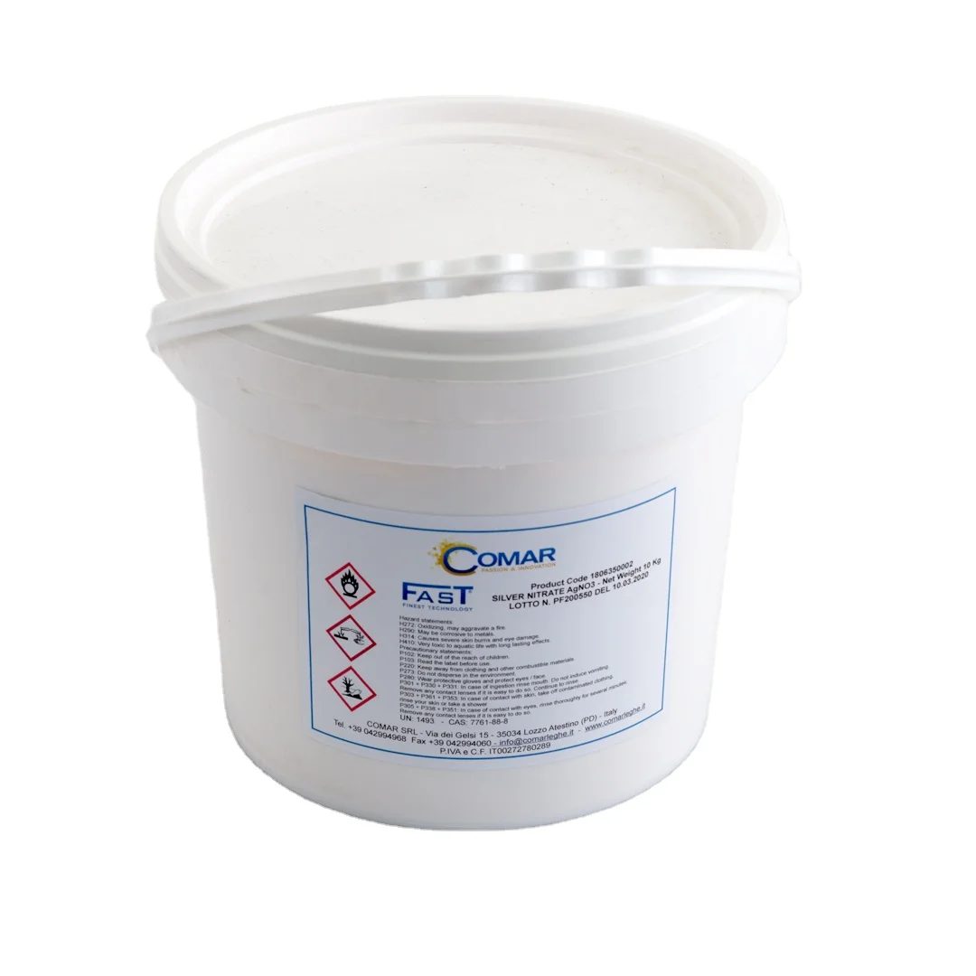 Серебряный нитрат агно3 высокой чистоты 99% 10 кг серебряный порошок