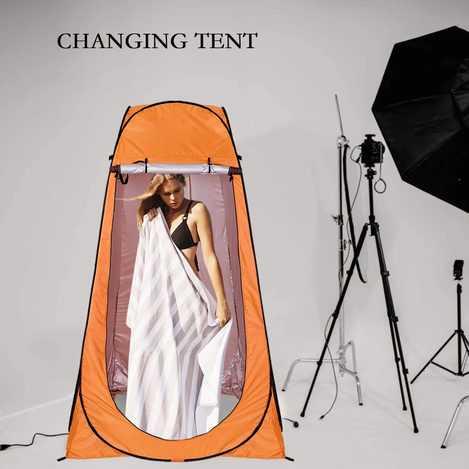 Pop Up Shower Tent - Pop Up Bathroom Tent, Privacy Pop Up Toilet for Camping