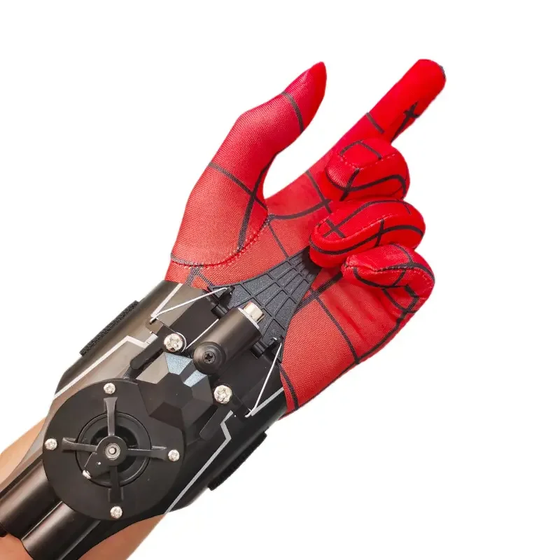 Cosplay Spider Anime Web Shooter Luminous Light Wrist Launcher String Shooters Toy For kids
