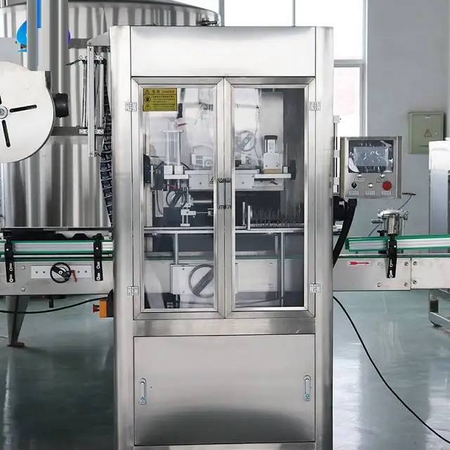 Soft Plastic Pipes Tubes Labeling Machine Automatic Label Applicator Machine For Bottles Printing Label Machine On Nonwoven Text