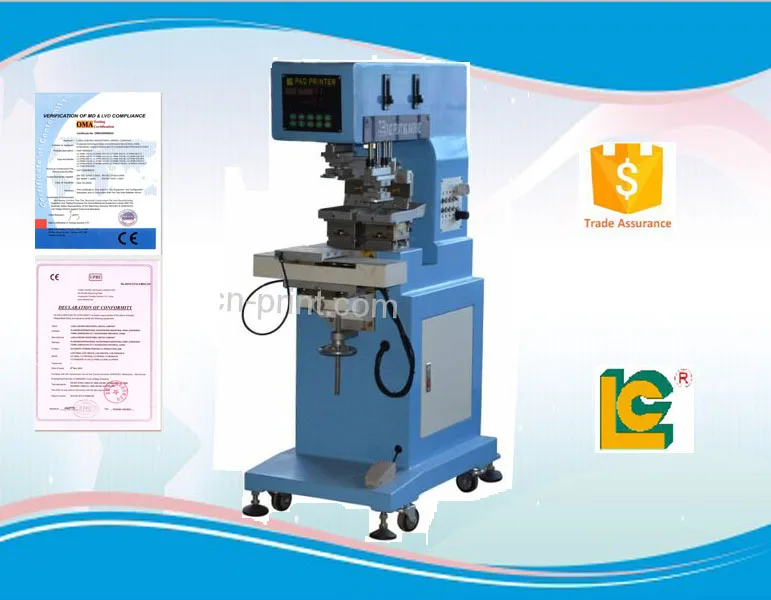 Automatic Open Ink Two Colors Pad Printing Machine for printing on irregular product