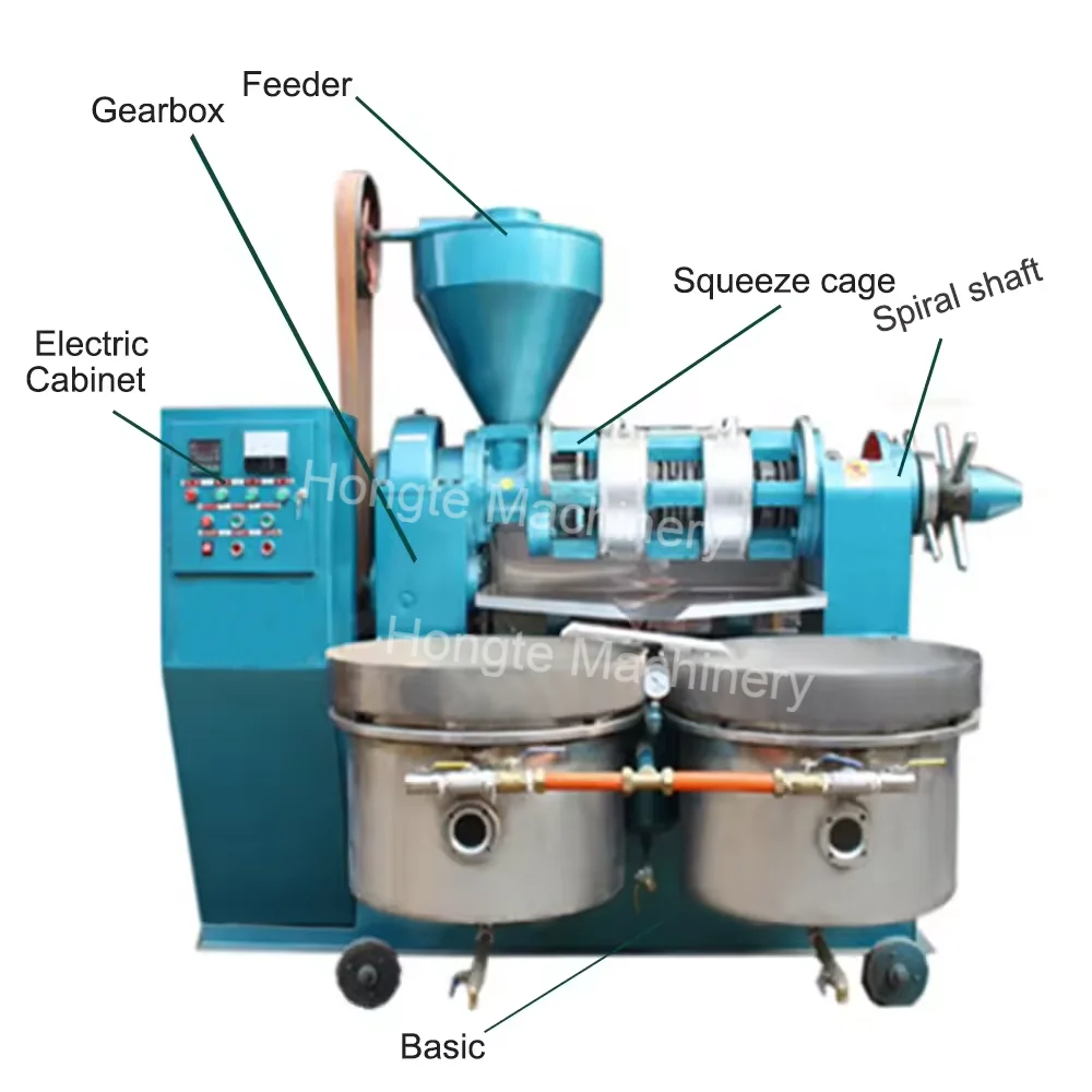 Chinese Automatic Temperature Controlled Oil Press with Dual Vacuum Filtration System