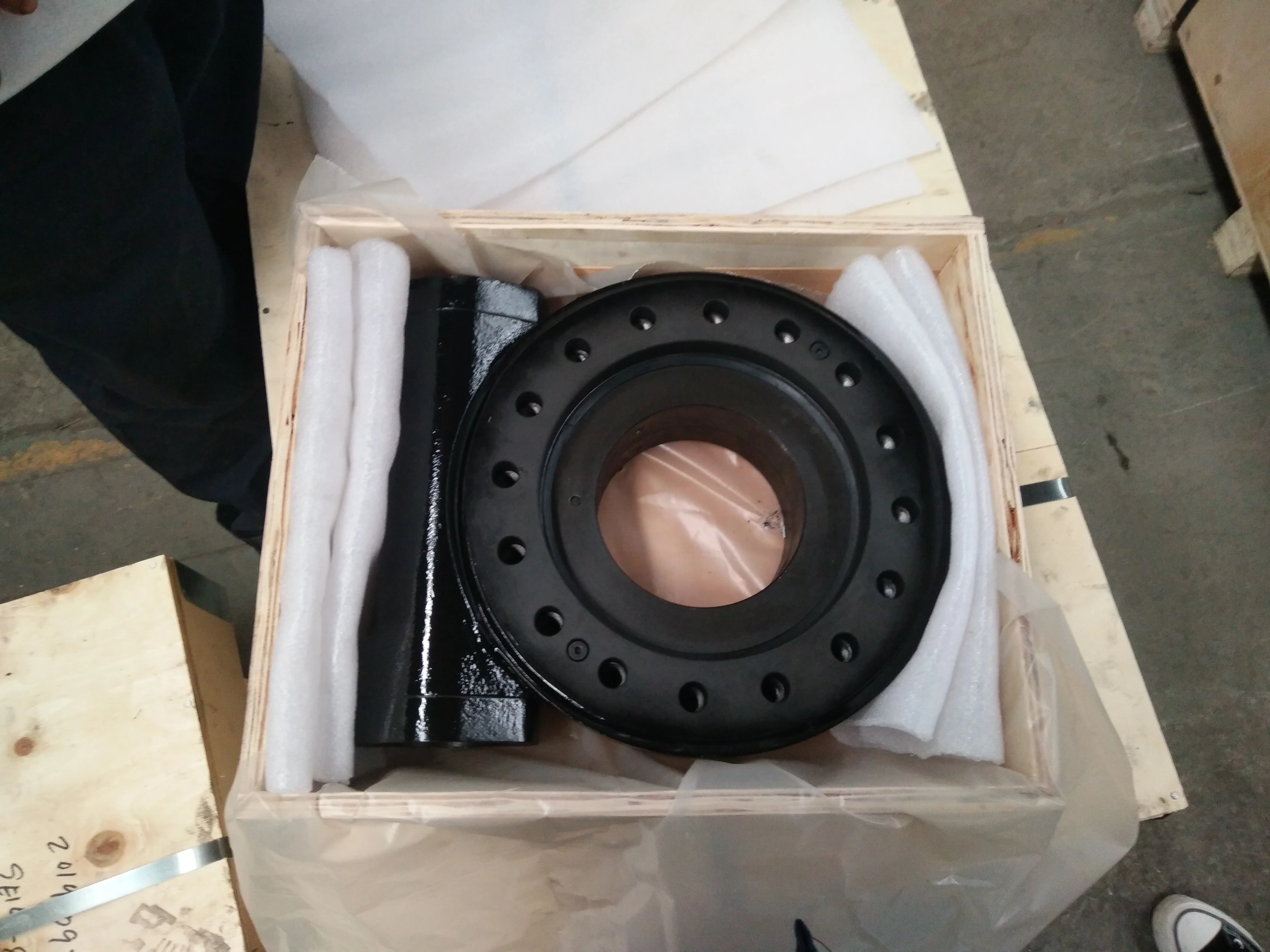 Precision Worm gear Small size Slewing drive SE7 with 24v motor