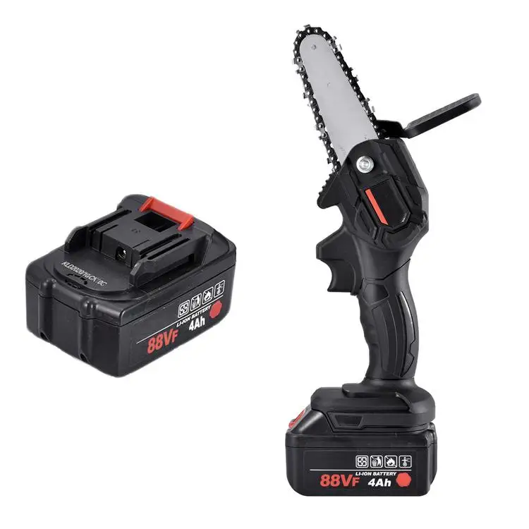 
Mini Chainsaw Portable Cordless Electric Saw Chainsaw Wood Cutters Bracket Brushless Motor Battery Chain Saw Power Tool 