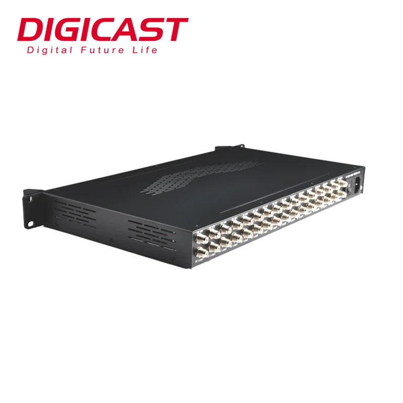 Professional CATV 16 in 1 Decoder HD MPEG4 DVB-S2 Professional IRD RF to IP Converter