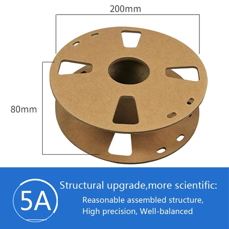 100% Recycle 3D Printing Filament Cardboard Reel 1KG Empty Spool China best selling Bobbin