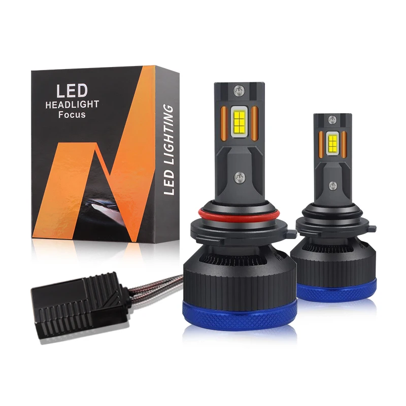 Custom Fan cooling 180W CSP 4070 Cree Chip h7 h11 h13 Single Beam led headlights for car