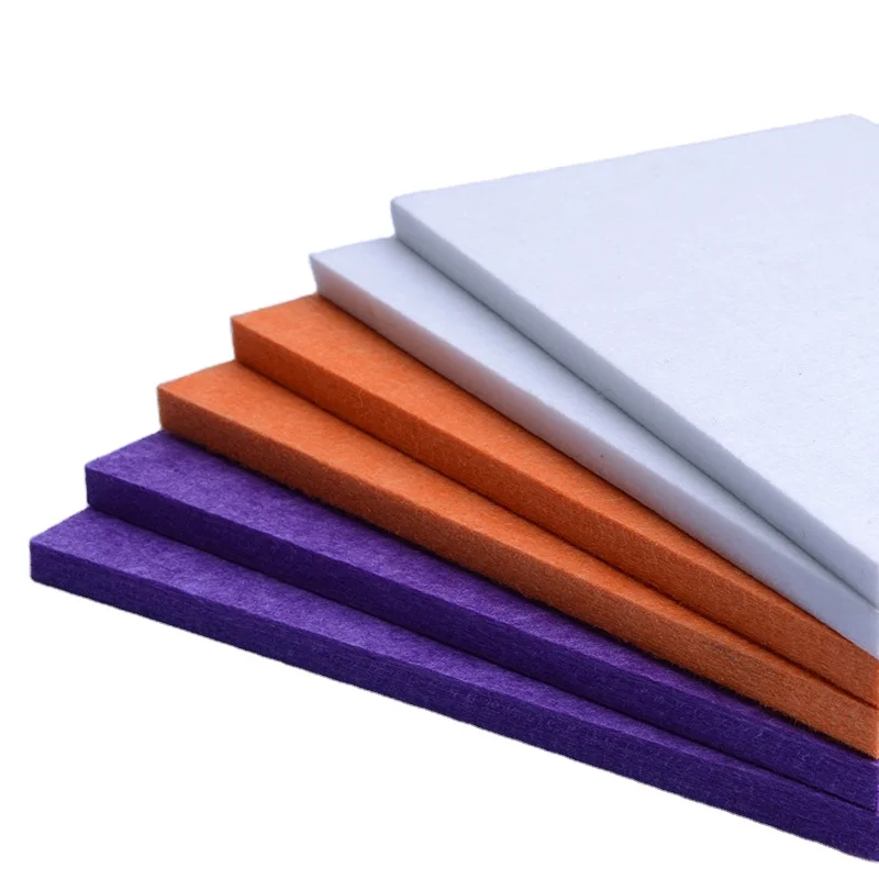100% PET Acoustic Panels Sound Panels for Walls Polyester Felt Acoustic Panels Soundproof Insulation