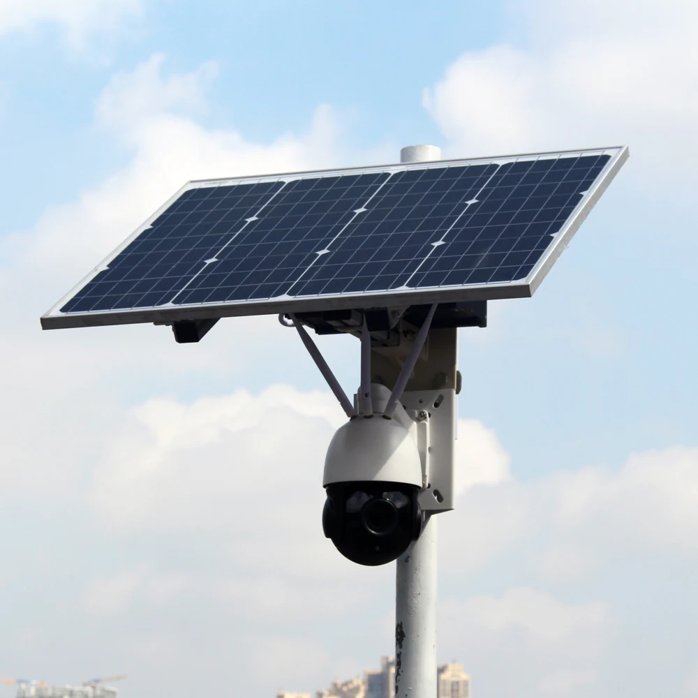 Собирается tech ip ptz камера для наружной съемки gsm Wi-Fi cctv охранная 80 Вт работает 4g видеонаблюдения 4G Солнечная 5mp