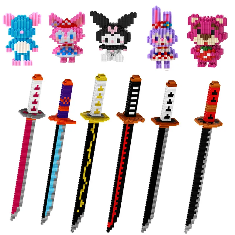 Wholesale hot sale Micro particles cheap toy plastic puzzle building block DIY assembly mini figures model toy