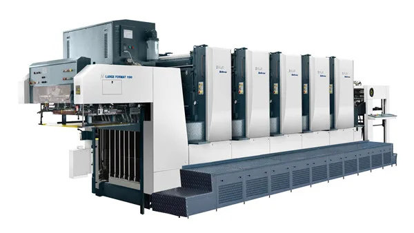 CMYK XJ118-4 Color large folio offset press  for color packaging printing offset printer