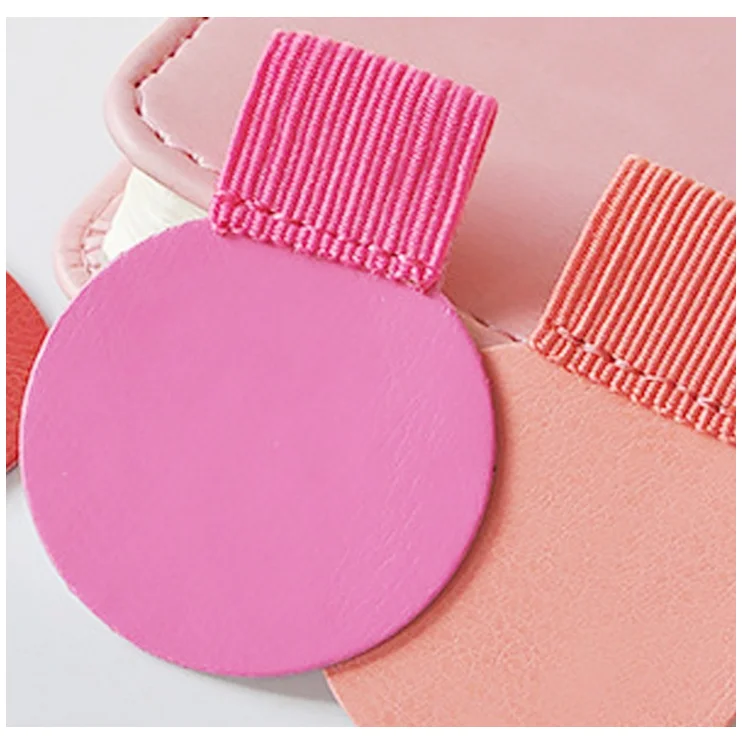 2020 Colorful custom leather bookmarker with elastic holder  for reading mark