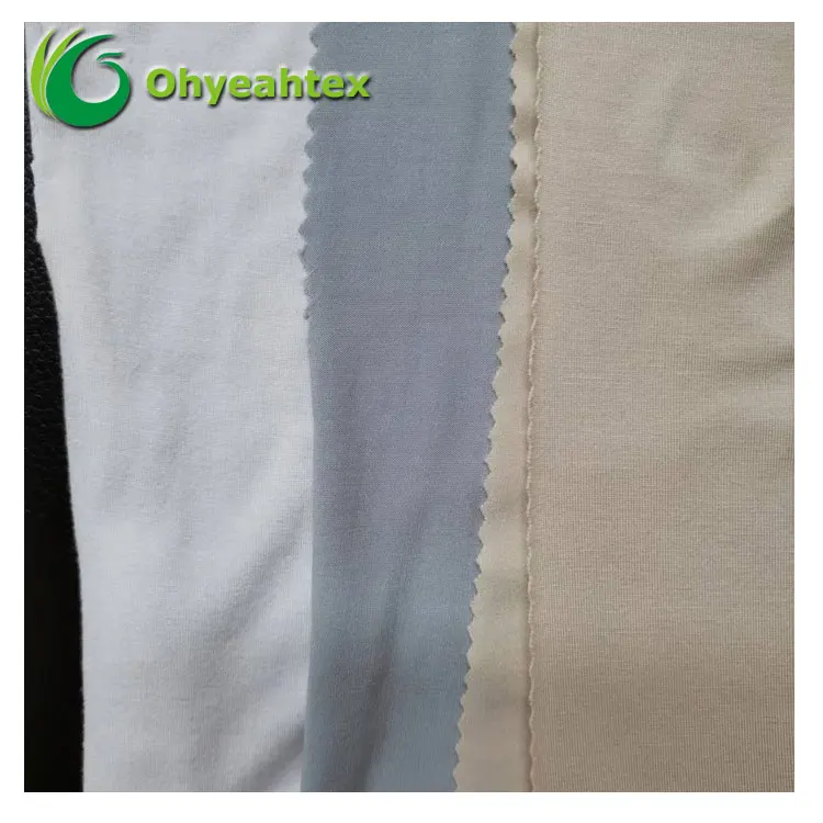 Breathable 93%Bamboo Lyocell 7%spandex Jersey Fabric For Leggings
