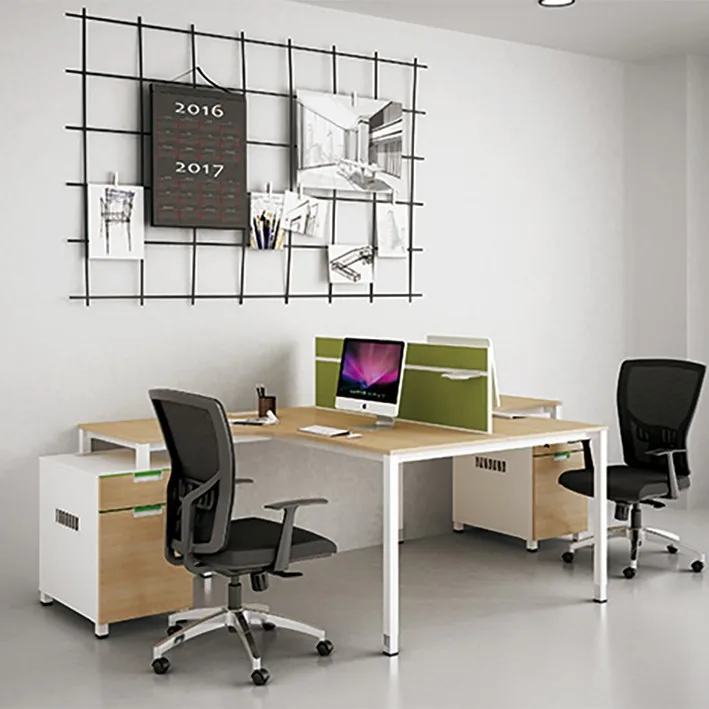 Hot sale Y shaped 120 degree office workstation with open screen partition