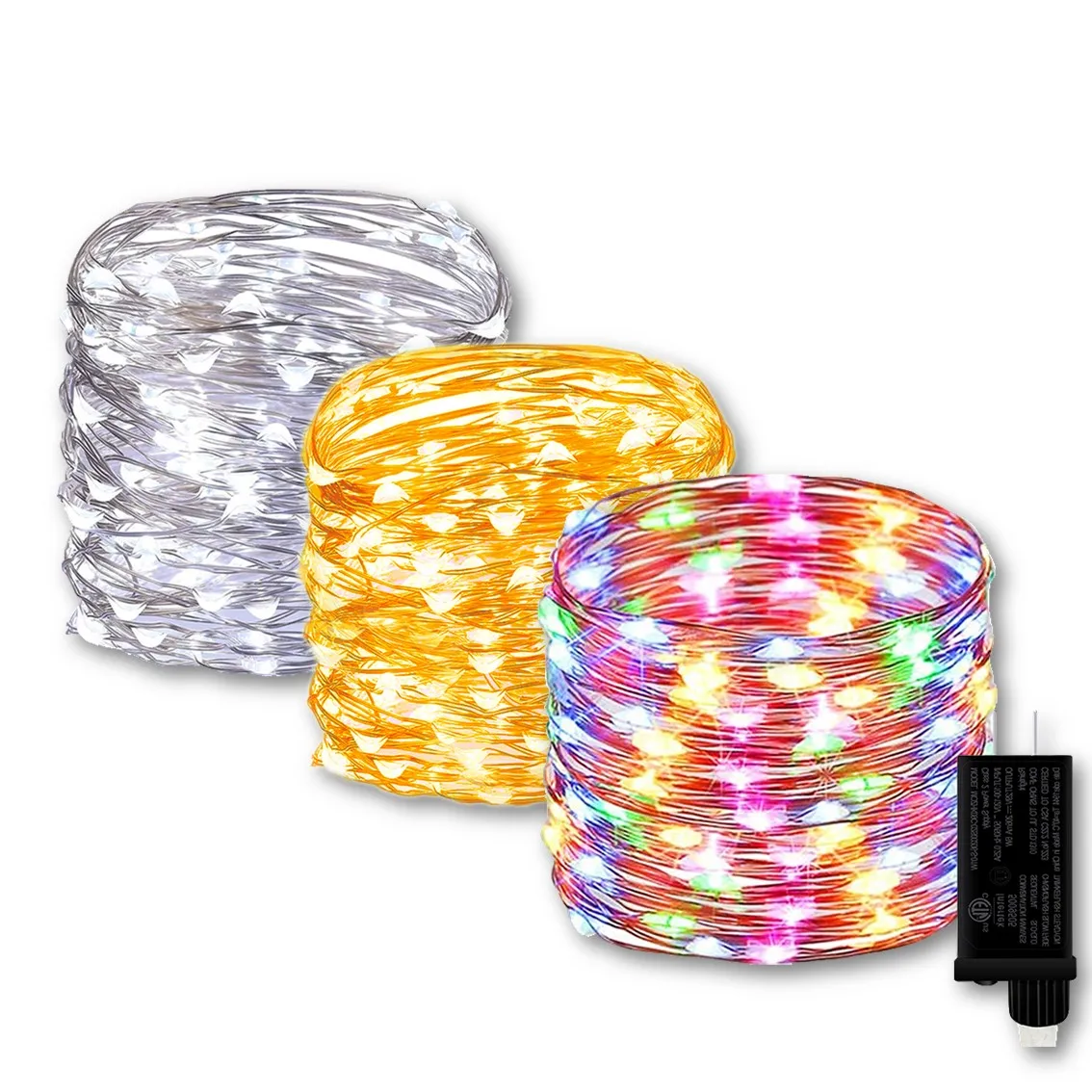 Christmas lights Birthday Party Decoration Lights Plug Series Outdoor Led Copper Wire String Fairy Light