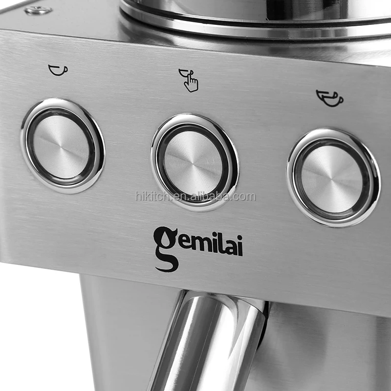 Hot sale CRM9015A coffee bean grinder realtime grinding for Italian coffee household commercial electric pulverizer quantitative