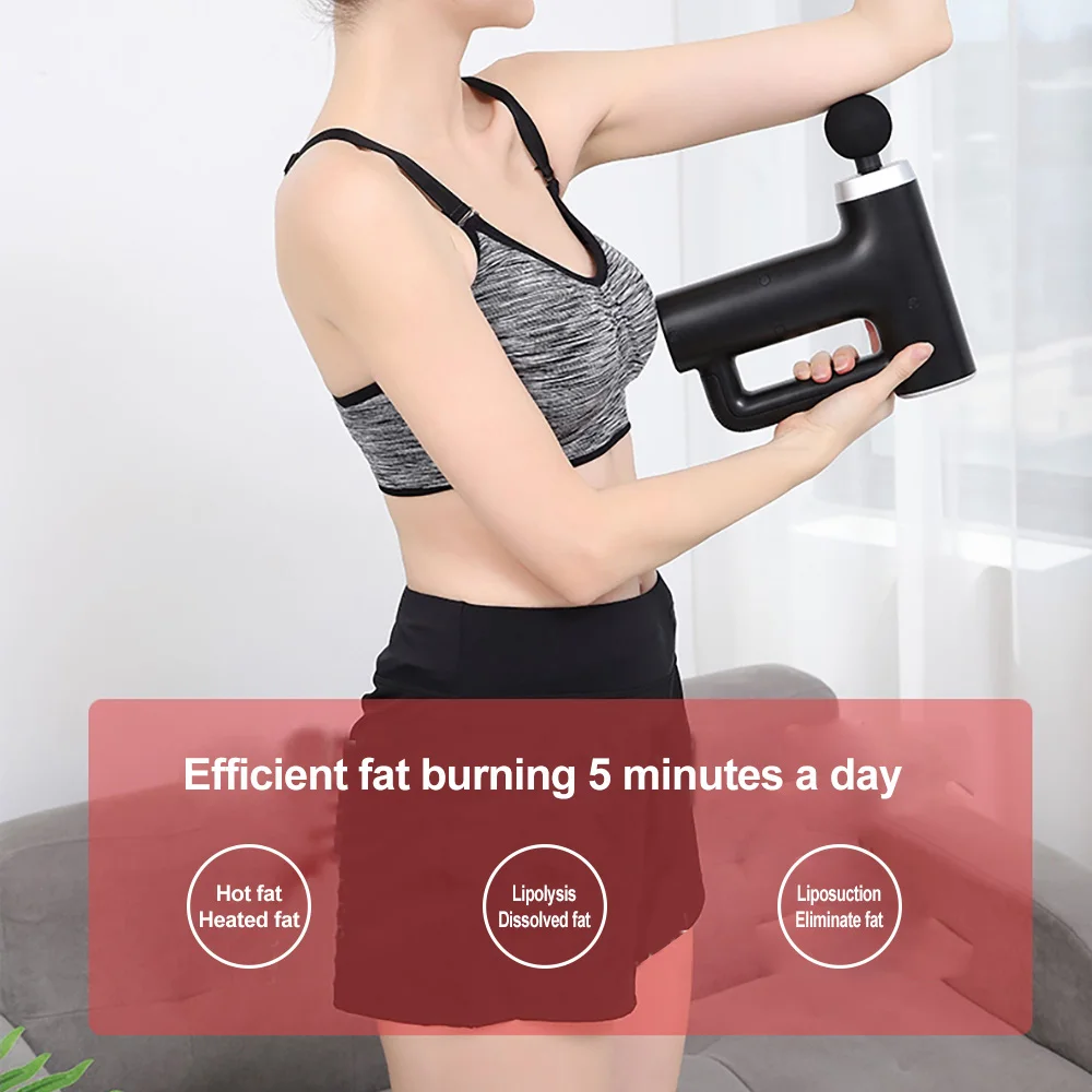 Портативный фитнес-пистолет fascia muscle Pi 24 В с логотипом под заказ в наличии беспроводной массажный