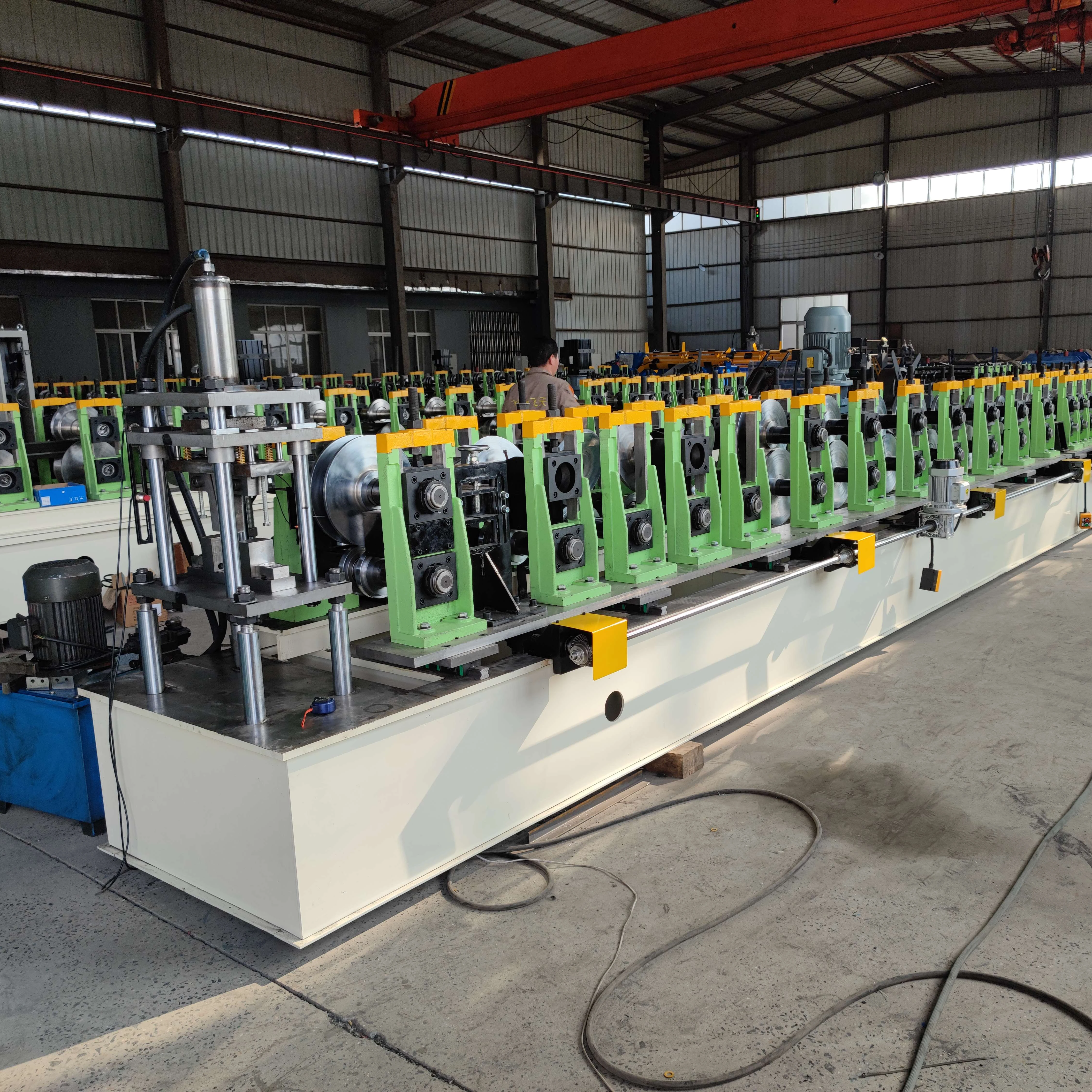 Automatic Cable Tray Roll Forming Machine New Condition Roof Wall PLC Control System for Floor Construction Tile Industries
