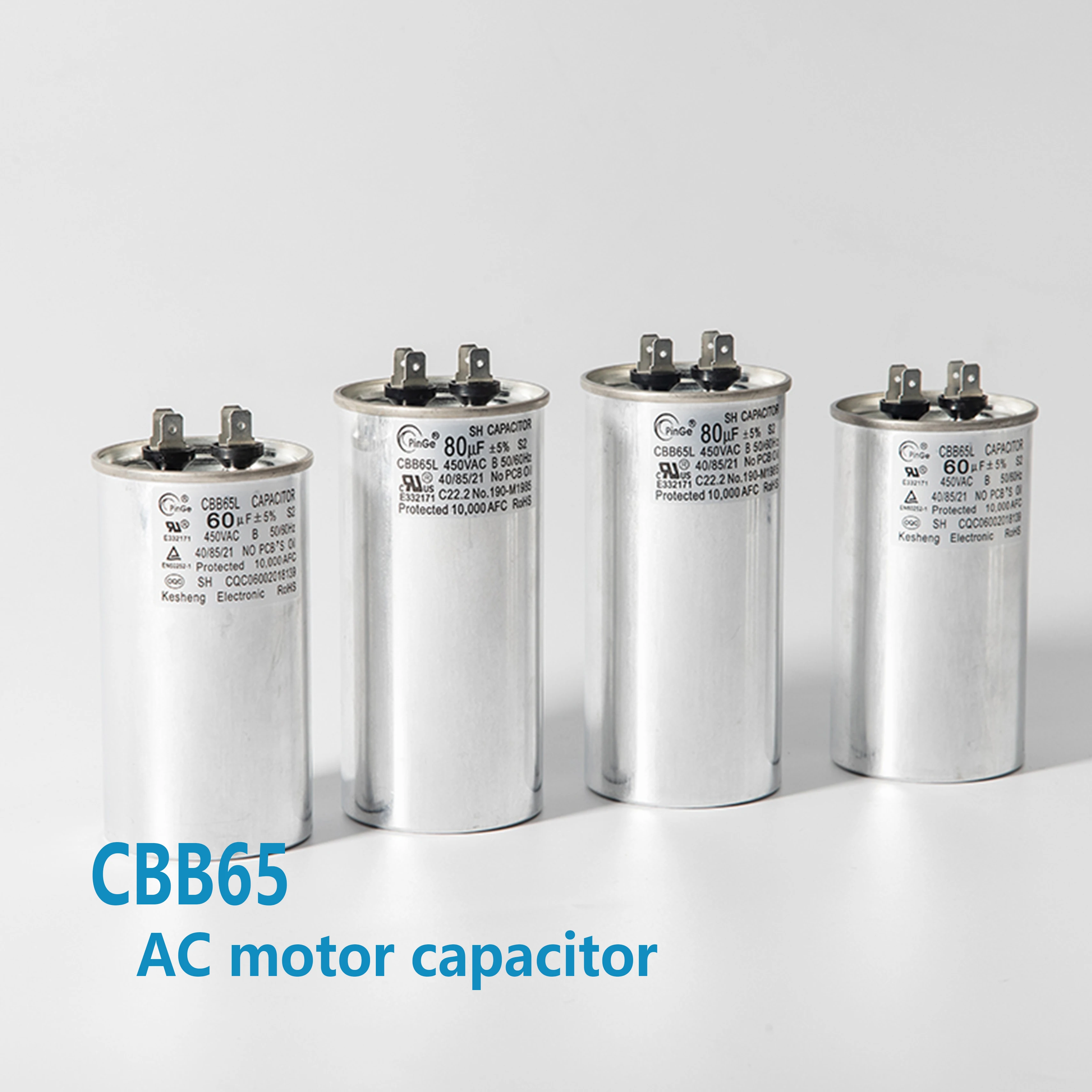 Universal Capacitors CBB65 AC Motor Start&Running SH Dual Core film capacitor
