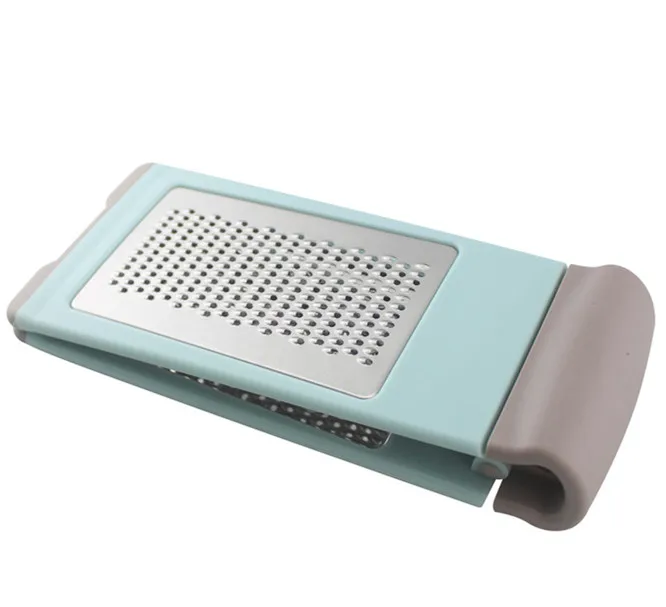 
hot sell Home gadgets multi functional cheese grater two-sides blade stainless steel vegetable grater 
