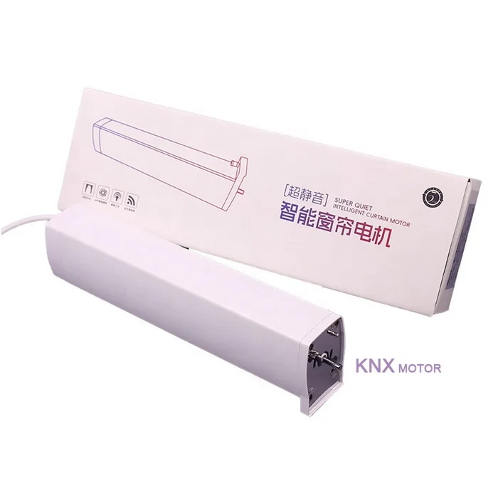 OEM Home Low Noise Motorized 1.5 N.m KNX System Smart Curtain Wireless Remote Control Automatic 1.2 A Electric KNX Curtain Motor