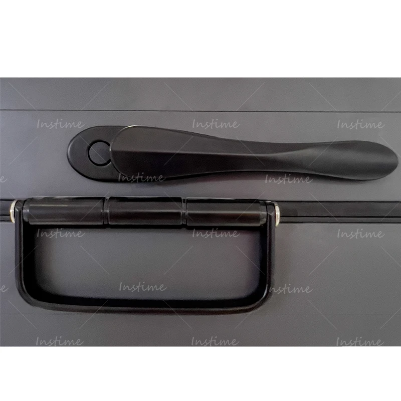 Instime Louvered Ventilation Inside Double Screen Fixed High Quality Broken Bridge Aluminium Folding Window  For House