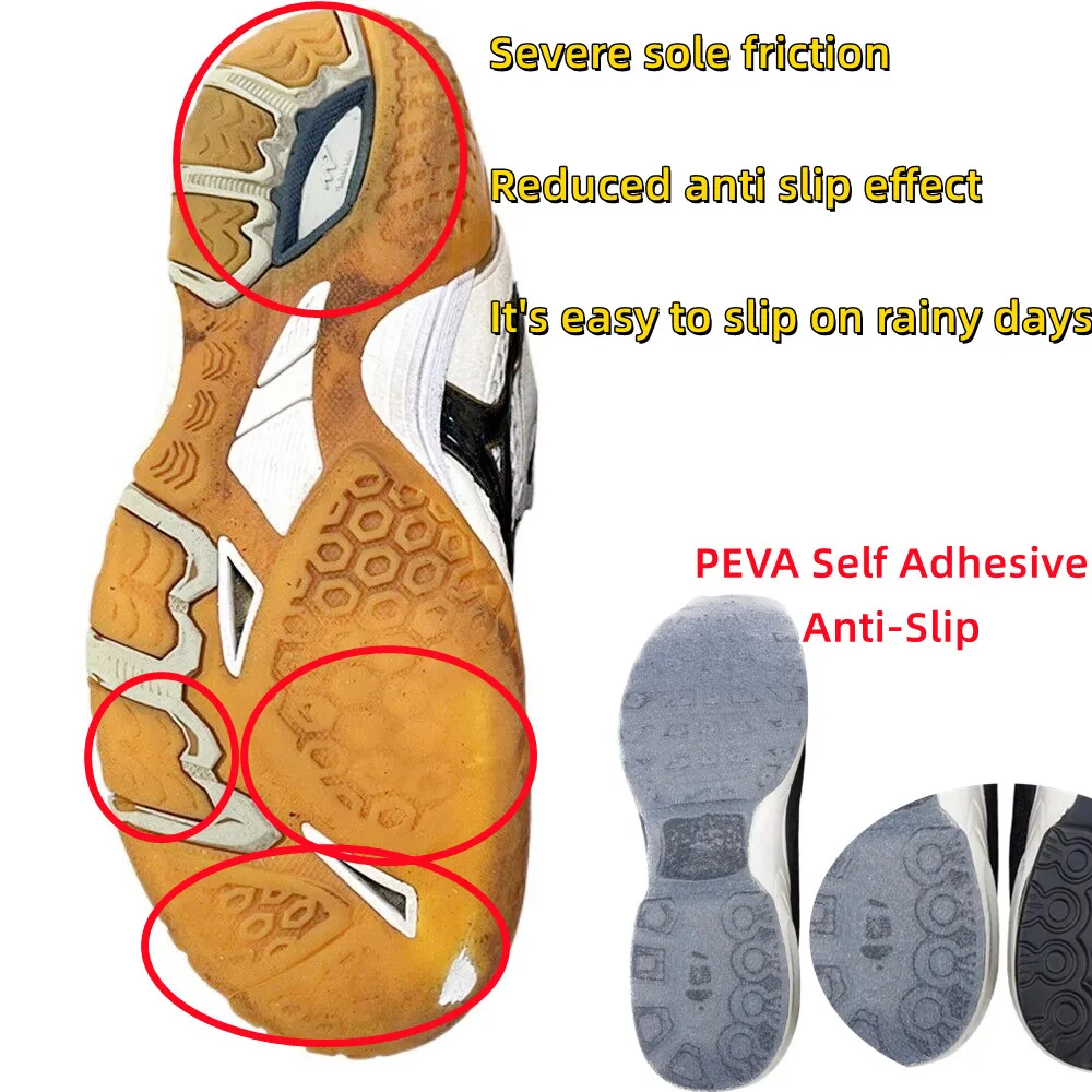 Shoe Sole Protector Film PEVA Anti-Slip Crystal Clear Sole Sticker Sneaker High Heels Non-Slip Sticker Waterproof