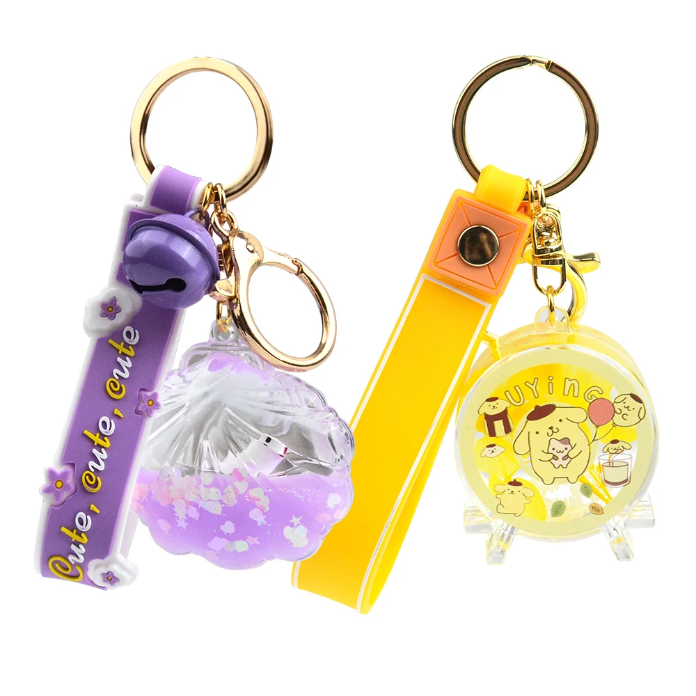 New arrival mini alarm clock keychain for bag decoration
