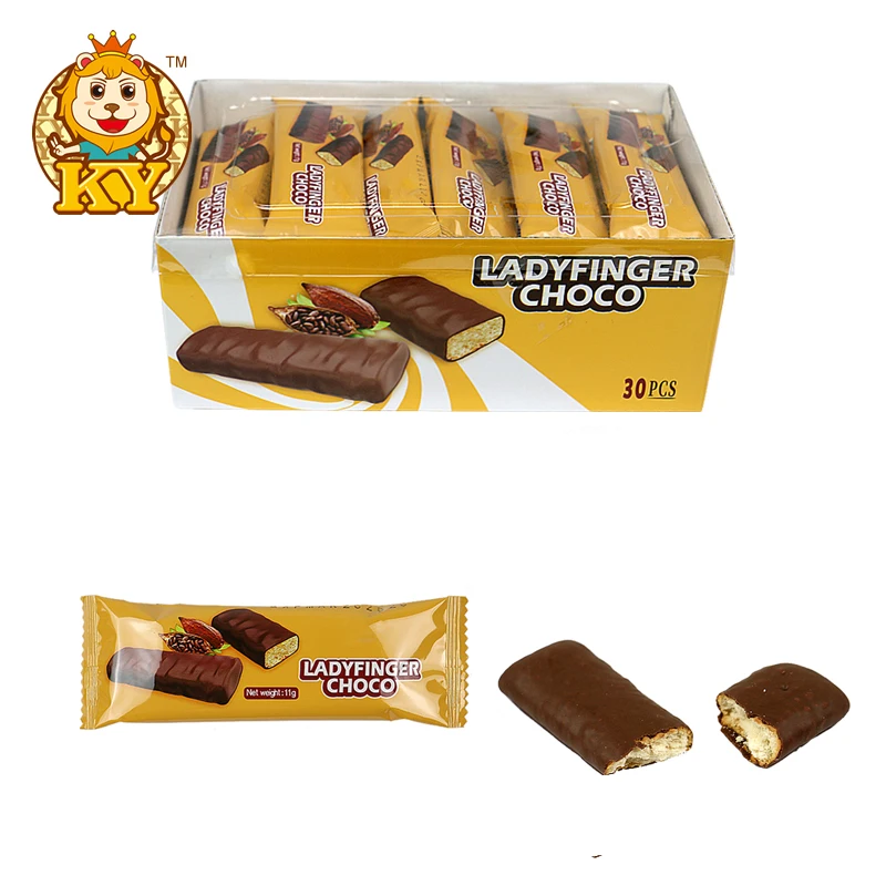 Manufacturer wholesale  Puffed food chocolate wafer biscuit cookies