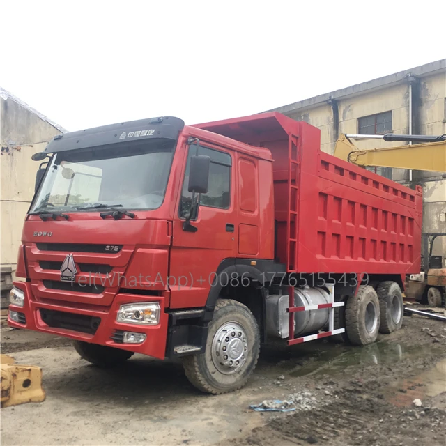 Good Quality 375 Dump Truck For Sale , Used 10 wheels 12 wheels 6 X 4 Dump Trucks Price For Sale