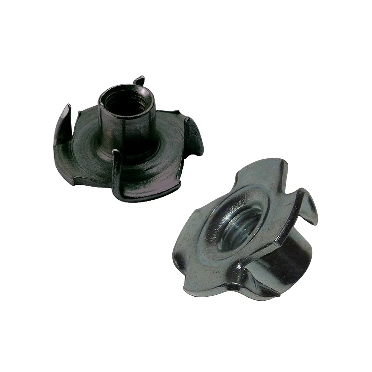 Furniture Stainless Steel Brass Zinc Steel Weld M8 M12 Drive in Four Claws Tee Nuts