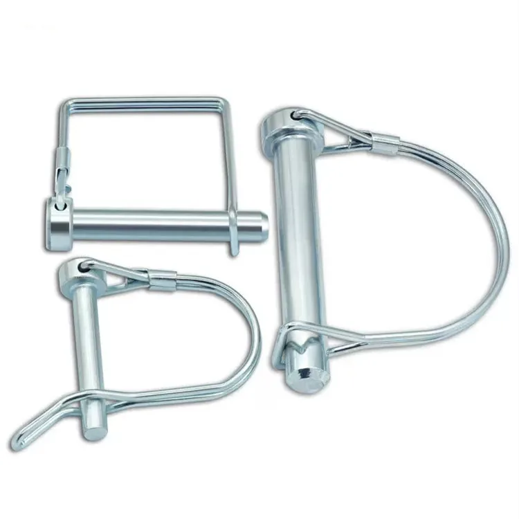 Snapper pin Stainless steel Square or round shaft locking safety wire-lock clevis tab lock pin for trailer