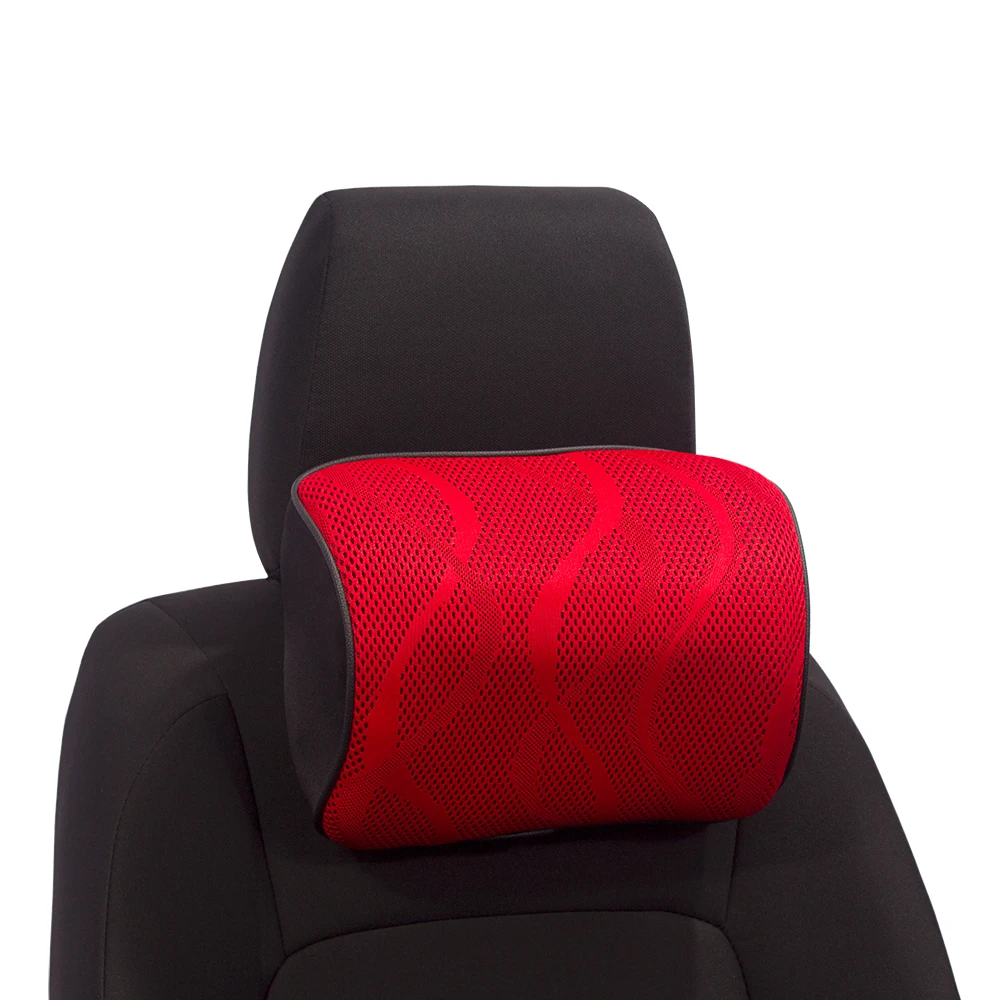 SJ-NP48 пена с эффектом памяти автомобиль Шейная подушка для путешествий изготовленным на заказ логосом подголовник подушка