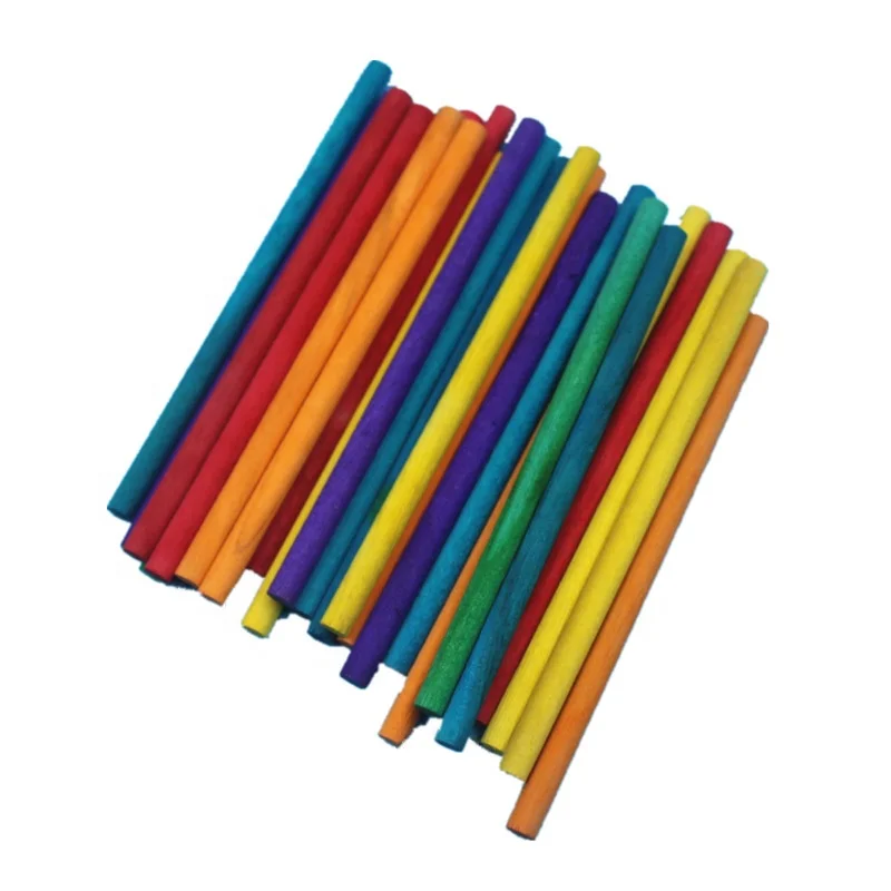 Прямая продажа с завода одноразовая Березовая детская ручная палочка для мороженого «сделай сам»