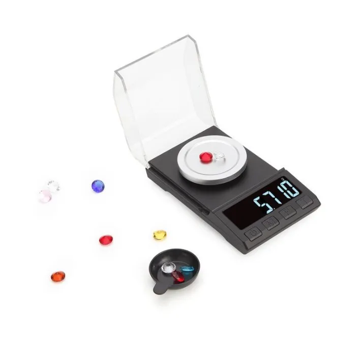 electronic scale Mini jewelry 0.001g carat scale weighing gram accuracy laboratory balance milligram scale